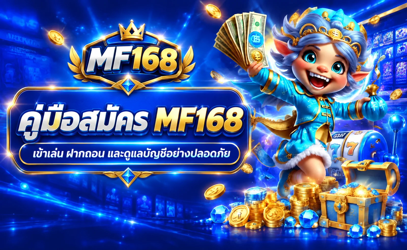 MF168 คู่มือสมัคร เข้าเล่น ฝากถอน และดูแลบัญชี